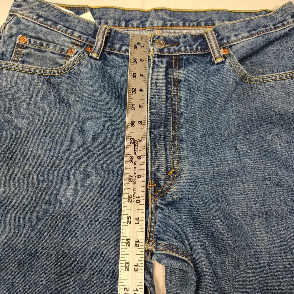 Levis 550 Jeans Mens Size 36x36 Medium Wash Relaxed Baggy Fit Denim Cotton 90s